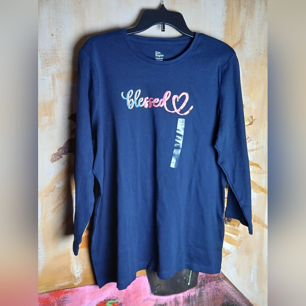 NWT Kim Rogers Long Sleeve Shirt